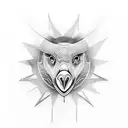 geese tattoo design idea