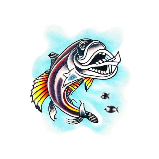 tarpon tattoo design idea
