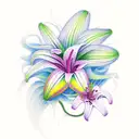 The Name Lily tattoo design idea
