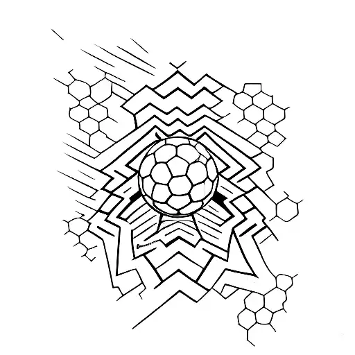 soccer tattoo design idea