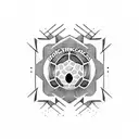 soccer tattoo design idea