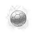 soccer tattoo design idea