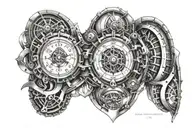 Coordinates tattoo design idea