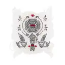 Traditional Tongan tapa cloth design tattoo design idea