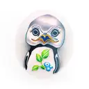 funny Penguin tattoo design idea