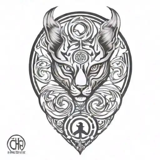 chi symbol tattoo design idea