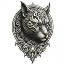 chi  to symbol tattoo design idea