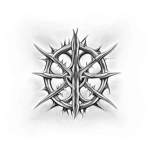 crown of Thorns  tattoo design idea