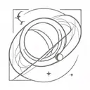 Saturn and Adele  tattoo design idea