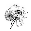 Dandelion tattoo design idea