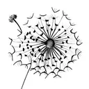 Dandelion tattoo design idea