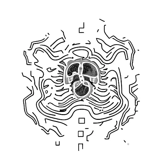 CT scan machine tattoo design idea