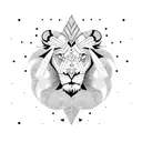 lion scorpio Sagittarius tattoo design idea