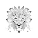 lion scorpio Sagittarius tattoo design idea