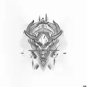 3 6 9 tattoo design idea