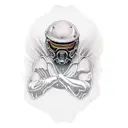 kawasaki vulcan s cafe  tattoo design idea