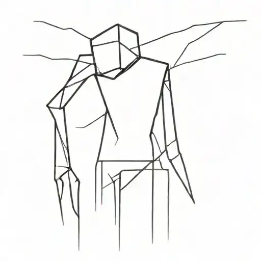 enderman tattoo design idea