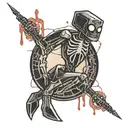 enderman tattoo design idea