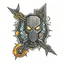 enderman tattoo design idea