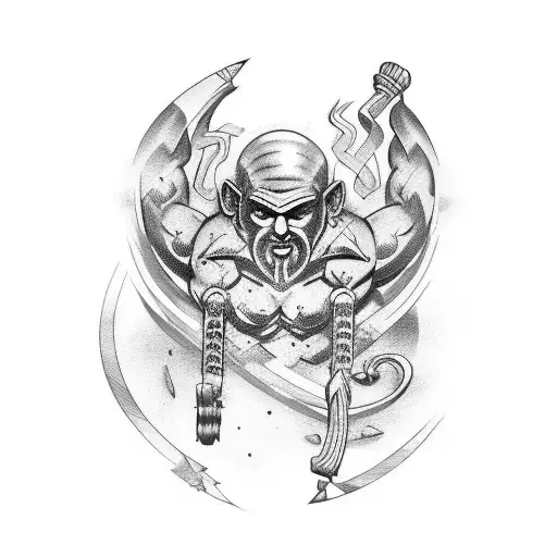 Greek style for half sleeve in a muscular arm speeding a bit into the back, traps and chest tattoo design idea