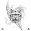 Greek style for half sleeve in a muscular arm speeding a bit into the back, traps and chest tattoo design idea