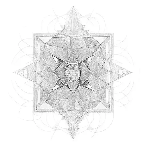 optical illusion  tattoo design idea