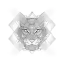 optical illusion  tattoo design idea