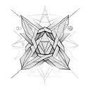 optical illusion  tattoo design idea