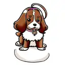 cocker spaniel  tattoo design idea