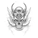 makima from chainsaw man tattoo design idea