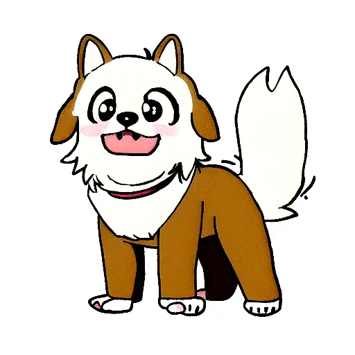 Dog tattoo design idea