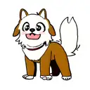 Dog tattoo design idea