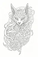 kindred league of legends tattoo design idea