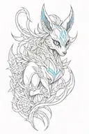 kindred league of legends tattoo design idea