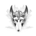 Anubis tattoo design idea