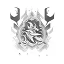 NU text tattoo tattoo design idea