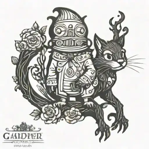 over the garden wall the beast  tattoo design idea