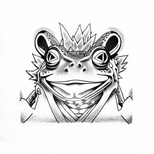 'Naruto frog ninja tattoo design idea