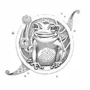 'Naruto frog ninja tattoo design idea