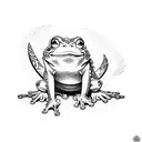 'Naruto frog ninja tattoo design idea