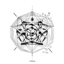 Create a tattoo inspired by the periodic table of elements with anime characters representing different elements tattoo design idea