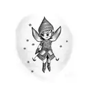 disney elf tattoo design idea