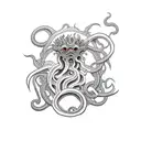 lovecraft tattoo design idea