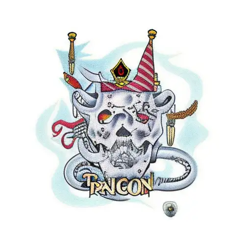 trap queen tattoo design idea