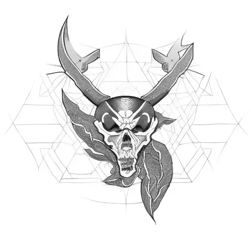 RIP cross tattoo design idea