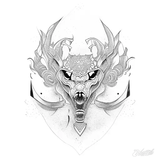 doodle tattoo design idea