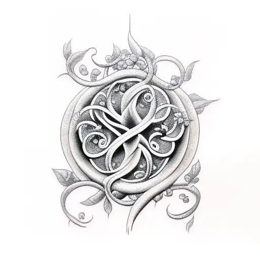 vines tattoo design idea