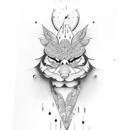 timepiece + piano keys tattoo design idea