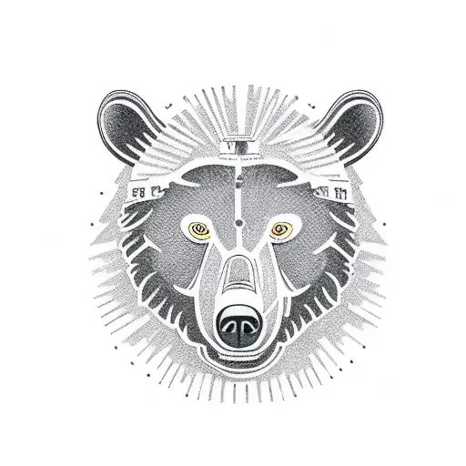 berlin bear tattoo design idea