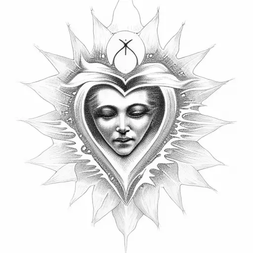 20 Mind Blowing Sacred Heart Tattoo Images With Meaning  Stylendesigns